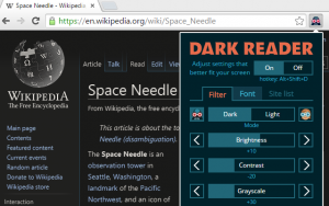 Dark Reader Extension